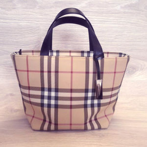 Burberry PVC Canvas Shoulder Bag